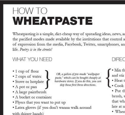 How To: Wheatpaste