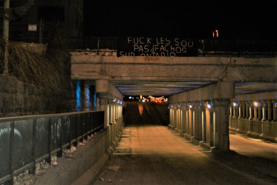 No racists in our neighbourhood, no neighbourhoods for racists! Hochelaga resists.