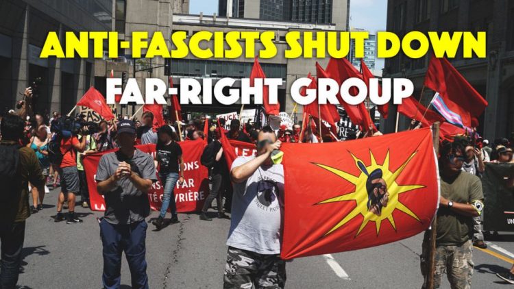 Anti-Fascists Shut Down La Meute