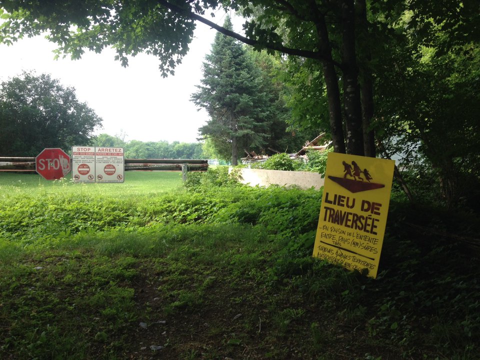 Multiple Crossing Sites Marked to Help Migrants Cross from US to Canada