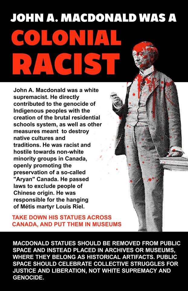 John A. Macdonald Monument Vandalized (Again) in Montreal