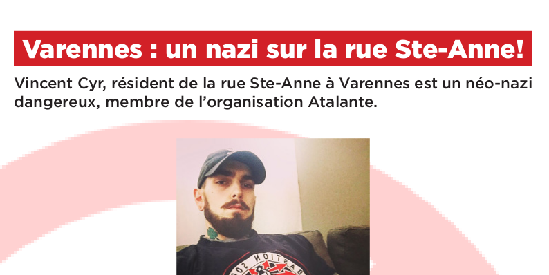 Varennes: An Atalante Nazi on Rue Sainte-Anne