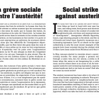 Social strike against austerity!