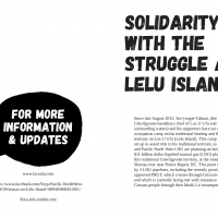 Solidarity  with the struggle at Lelu island