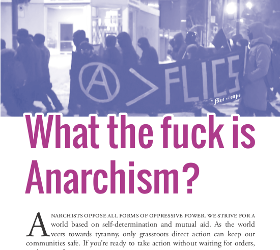 What the fuck is anarchism?
