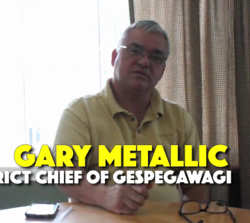 Interview with Gary Metallic, Sr.: We support the blockade and I think a lot of our people support it too