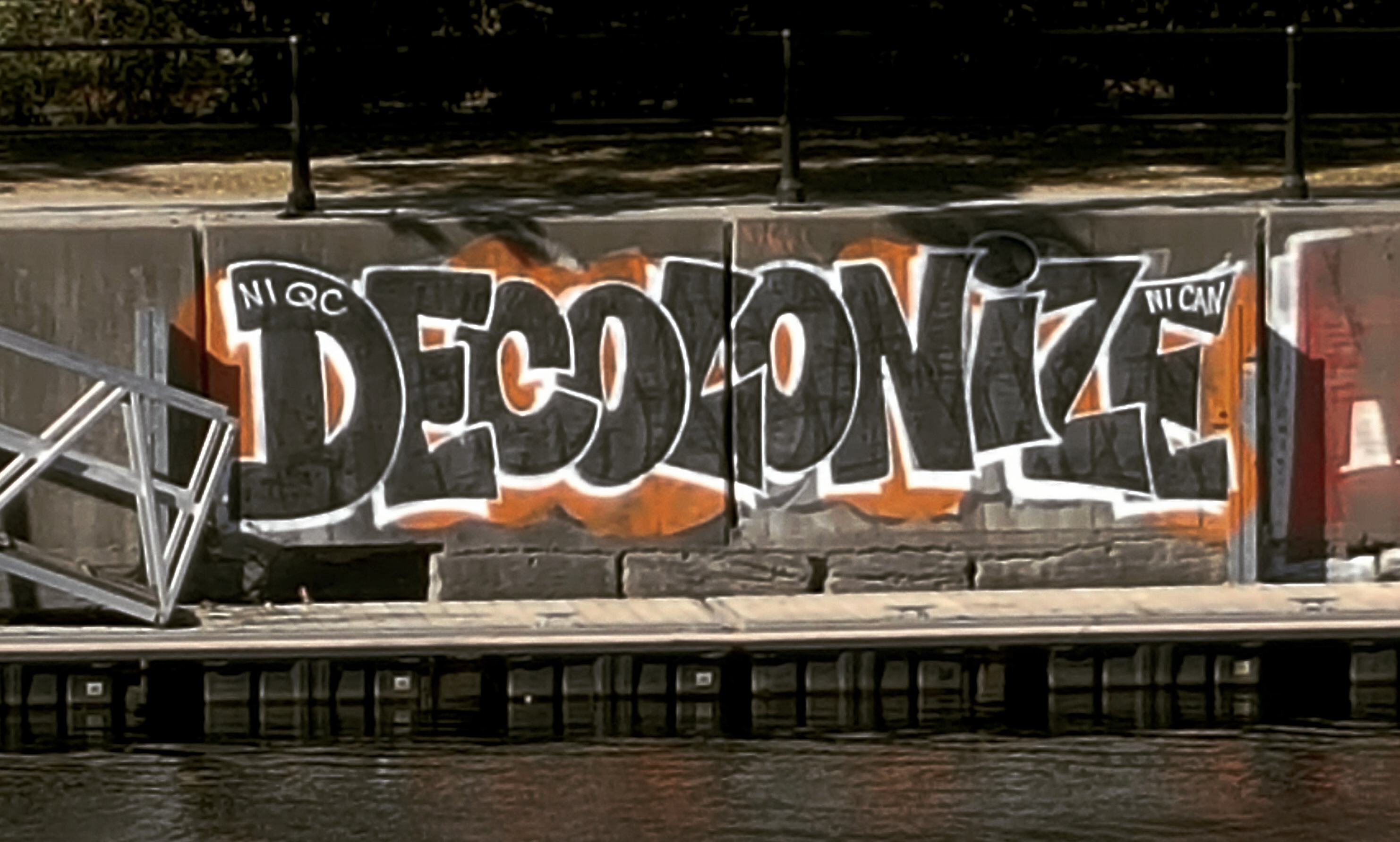 "Fascism is imperialist repression turned inward": Decolonize Graffiti