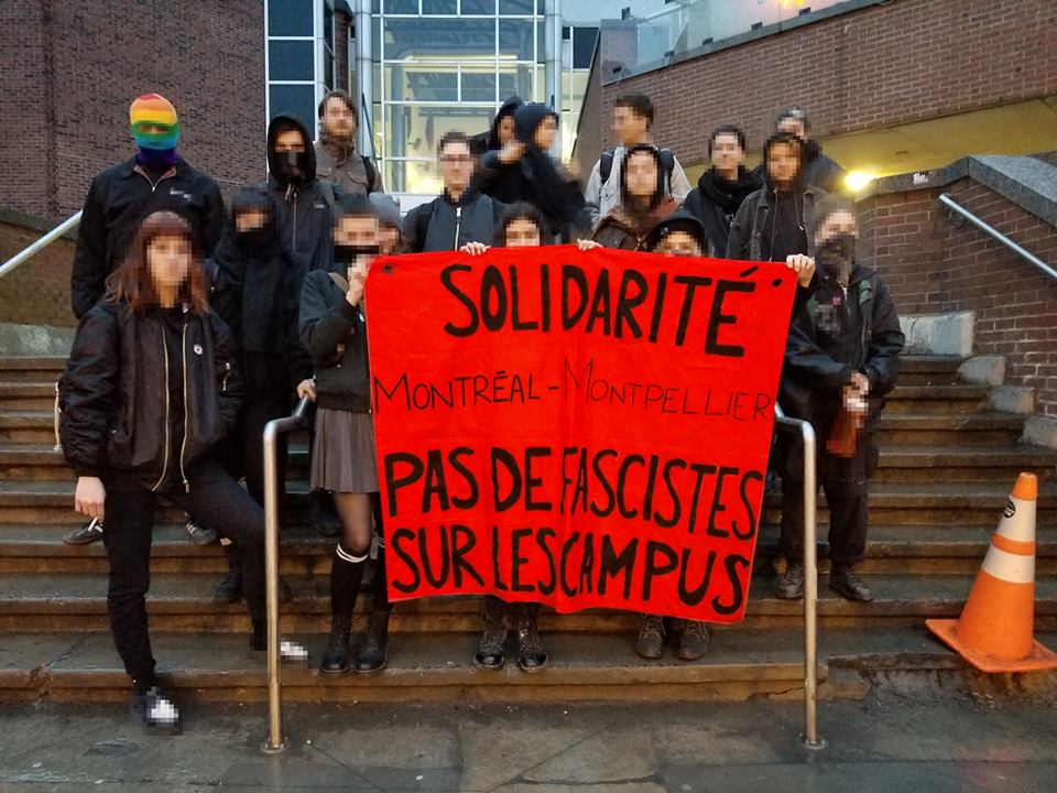 Solidarity with Montpellier: No fascists on campus