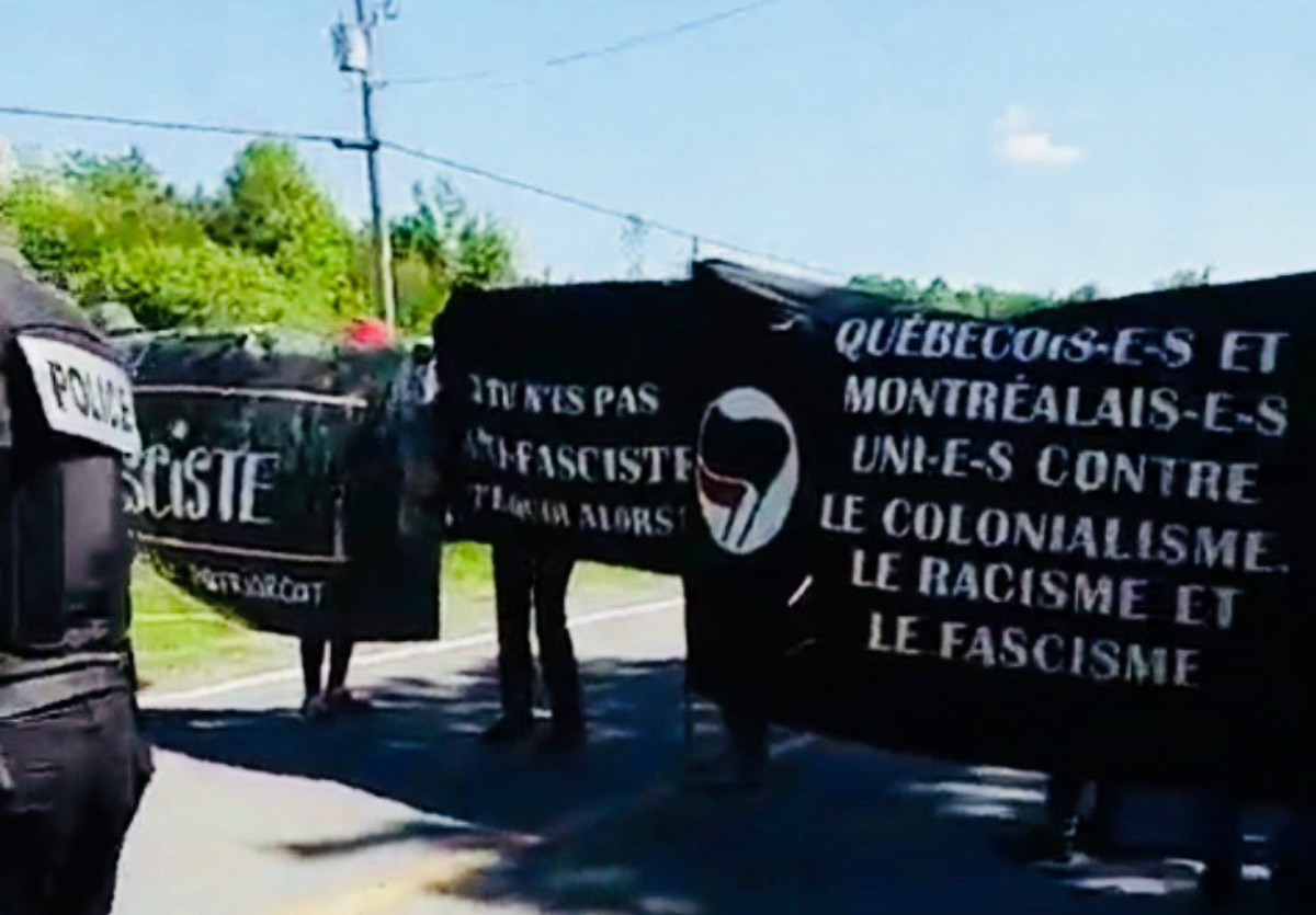 Antifascist Action at the Quebec/US Border