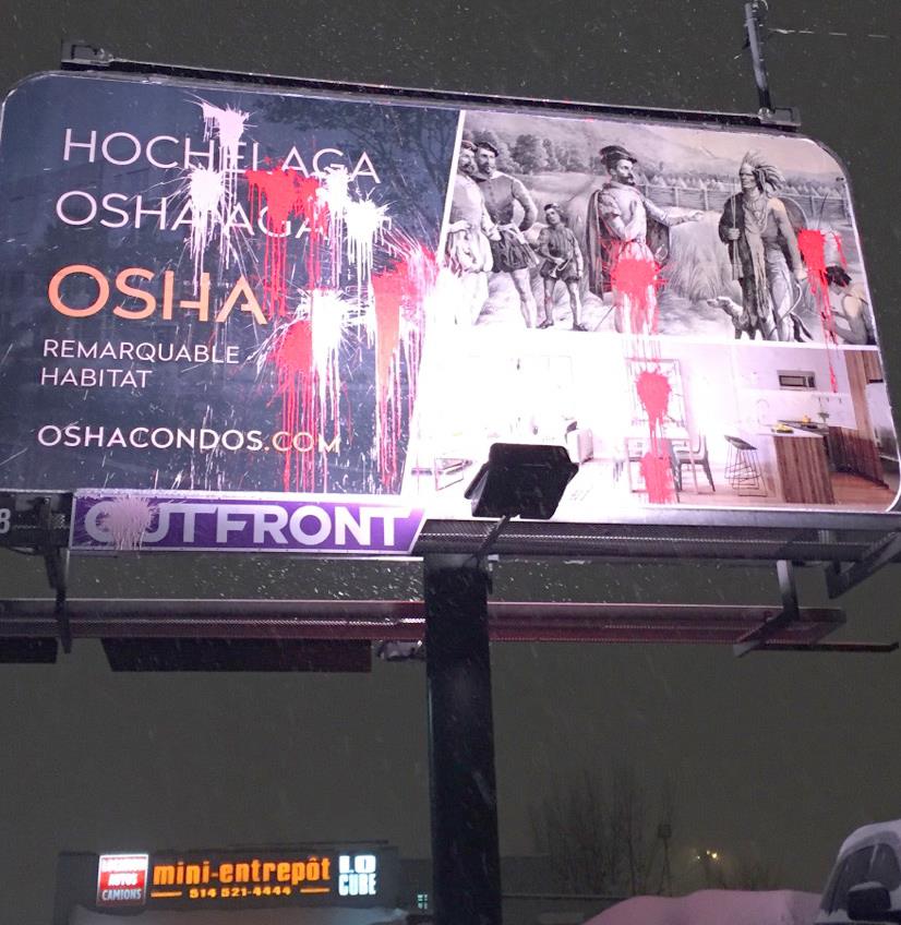 Attacks against OSHA Condo Advertising Billboards