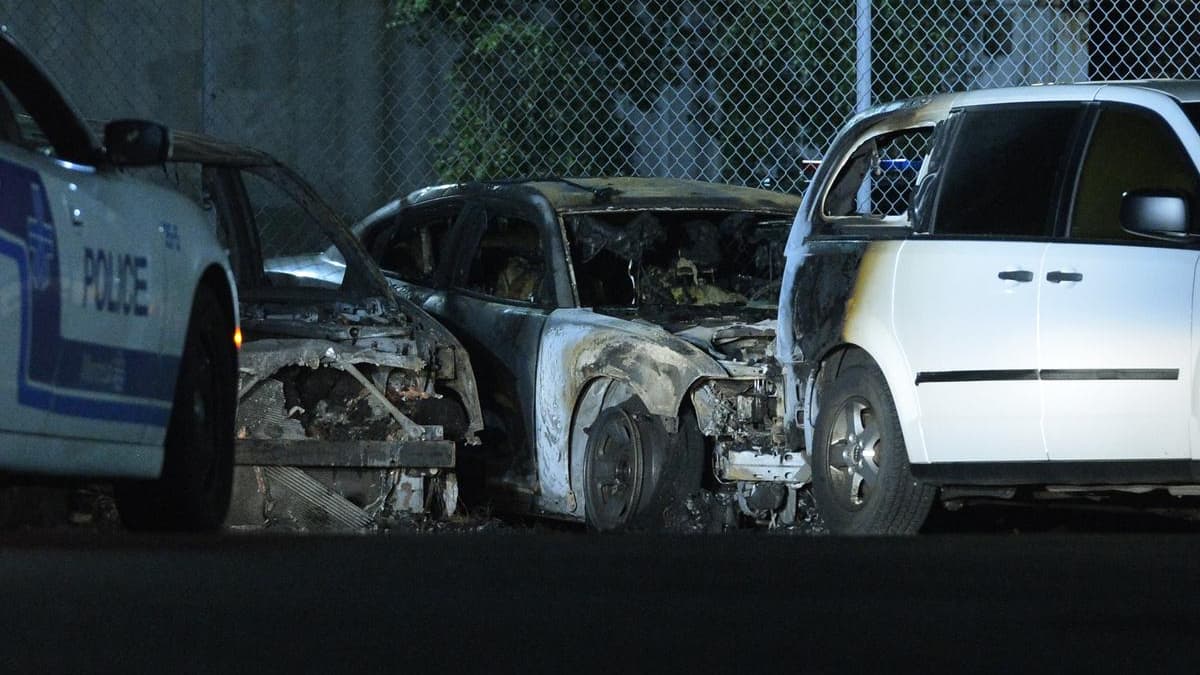 Arson of 7 Police Cars at SPVM Service Garage