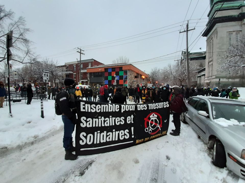 Anti-Curfew March Reportback