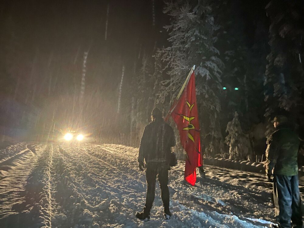 Morice Forest Service Road Destroyed as Gidimt'en Evict CGL from Wet'suwet'en Territory
