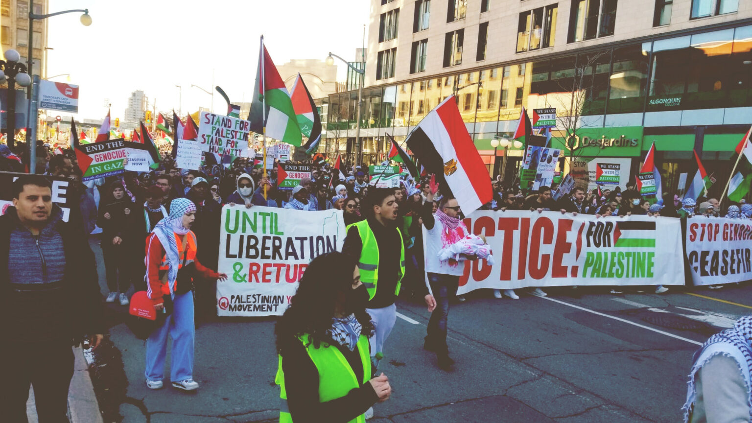 Canadian Tire Fire: Palestine Solidarity