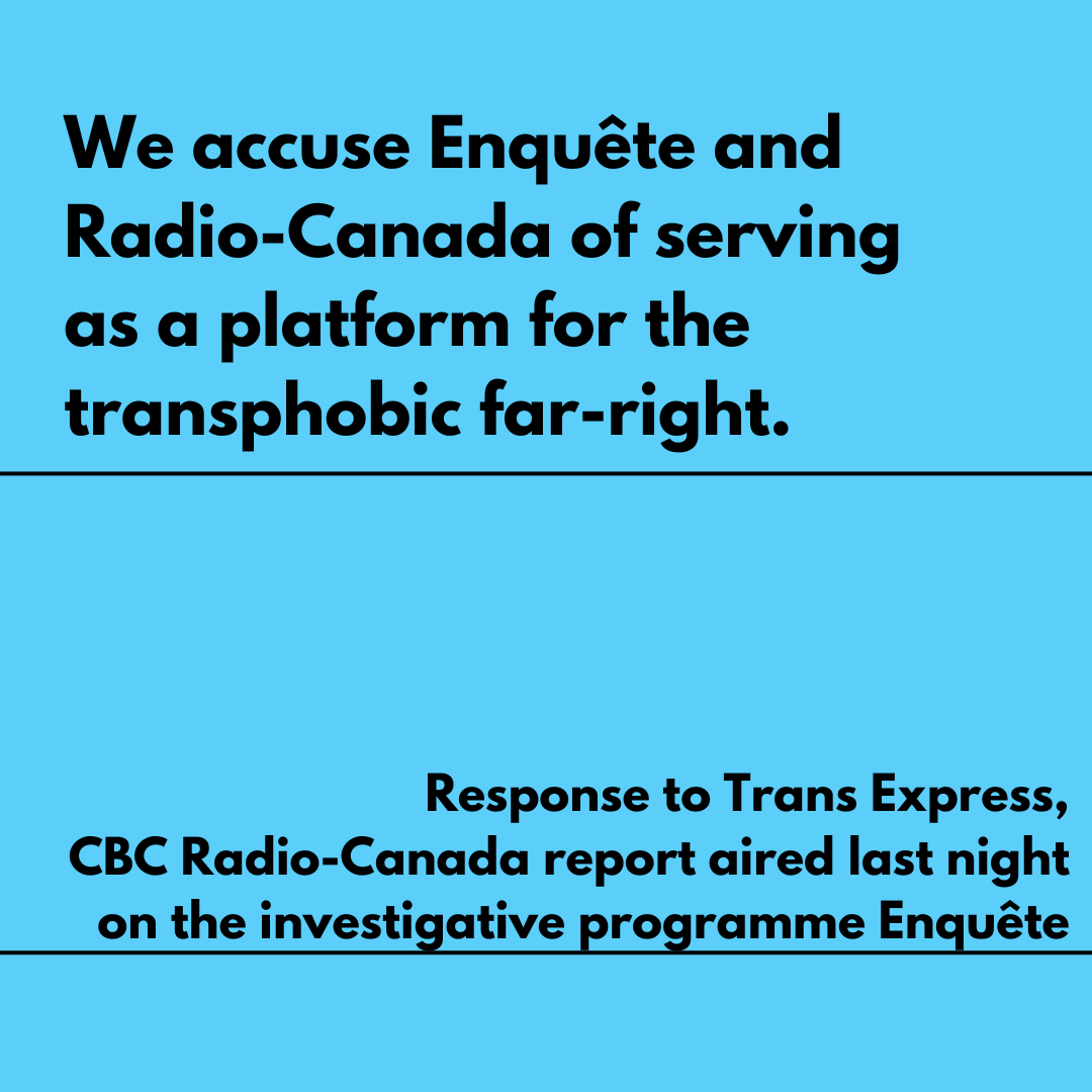 We Accuse Enquête and Radio-Canada