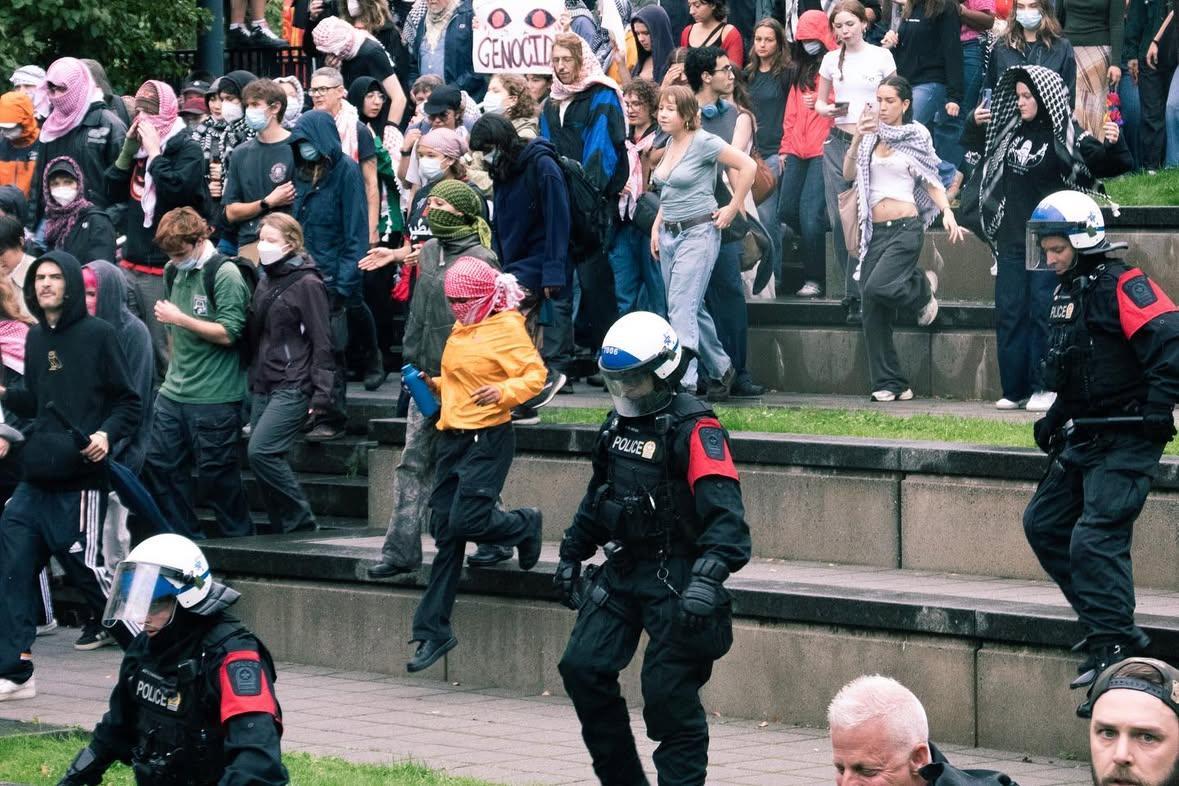 Fuck Repression, Concordia Windows Smashed