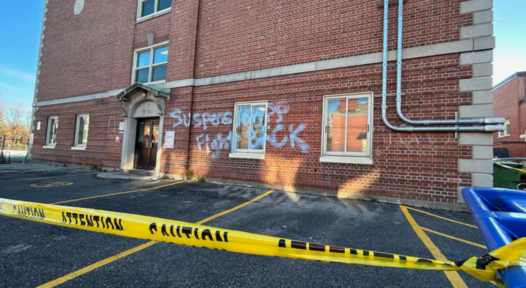 Nighttime Action at Royal West High School Claim of Responsibility