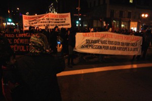 Anti-repression demo, Oct. 26, 2012